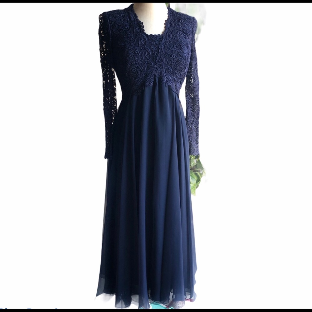 Jill Paige. Original Blue maxi women’s dress Sz 10